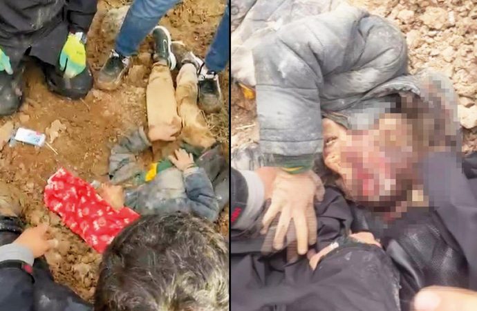 Diri diri gömüldü: Çocuk toprak altından yaralı çıkarıldı