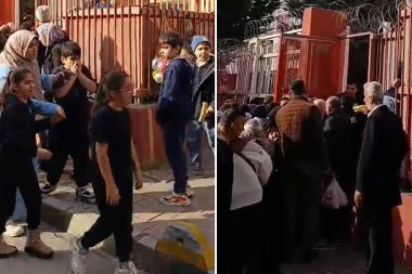 Okul boşalttıran doğal gaz paniği: Buhar çıkışından ibaretmiş