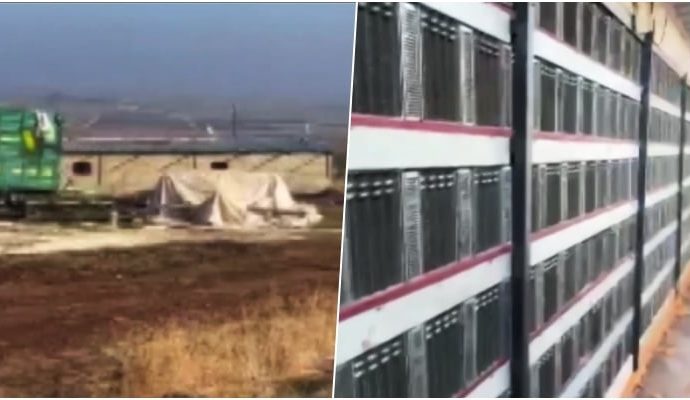 Ahırda kaçak elektrikle kripto para ürettiler