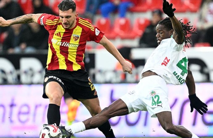 Kayserispor ile Alanyaspor berabere kaldı