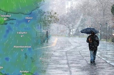 Meteoroloji’den kar ve sağanak uyarısı