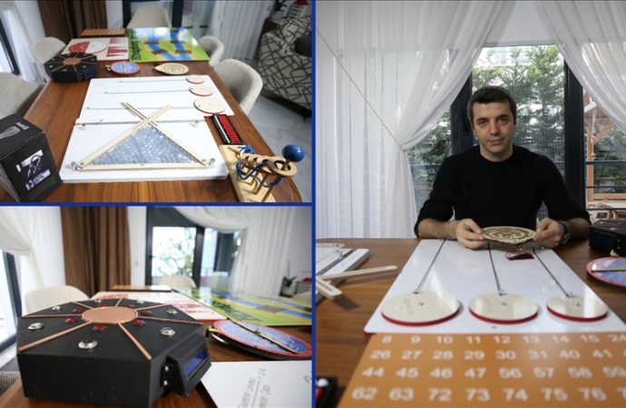 Topladığı materyalle hayalindeki matematik müzesini kurmaya hazırlanıyor