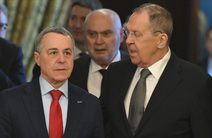 Lavrov, AGİT Dönem Başkanı Ignazio Cassis ve AGİT Genel Sekreteri Sinirlioğlu ile görüştü