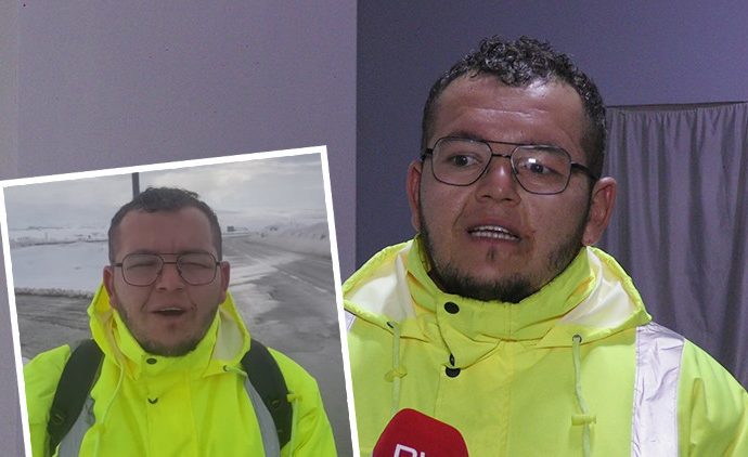 Umre’ye yürüyor, altıncı gün Bingöl’e ulaştı: ‘İlahi aşk biraz ağır bastı’