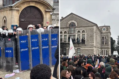 Çevik Kuvvet Boğaziçi’ne girdi, öğrencilere biber gazıyla müdahale edildi