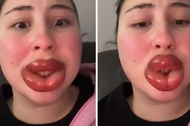 Kalıcı makyajla bu hale geldi: Sevgilisi şaşkınlıktan yüzüne kapı kapattı