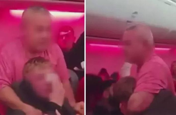 Uçakta kavga: İki yolcuya ömür boyu uçuş yasağı