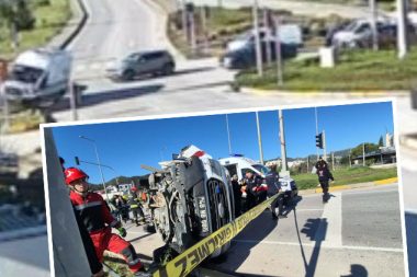 Manevra yapan ambulans takla attı: Dört yaralı