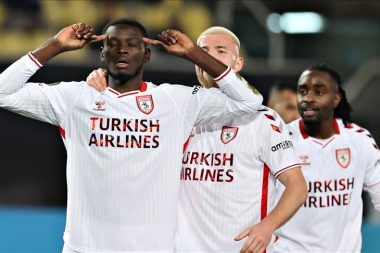 Samsunspor, deplasmanda tur avantajını kaptı