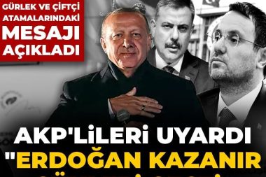 Sabah yazarı AK Partililere ‘Erdoğan kazanır günleri geçti’ uyarısı yaptı