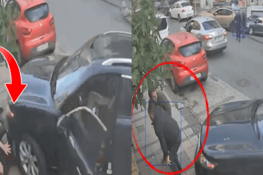 Film sahnesi gibi: Kendi aracının altında kaldı