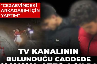 Hapisteki arkadaşı görsün diye TV kanalının olduğu caddede havaya ateş açtı