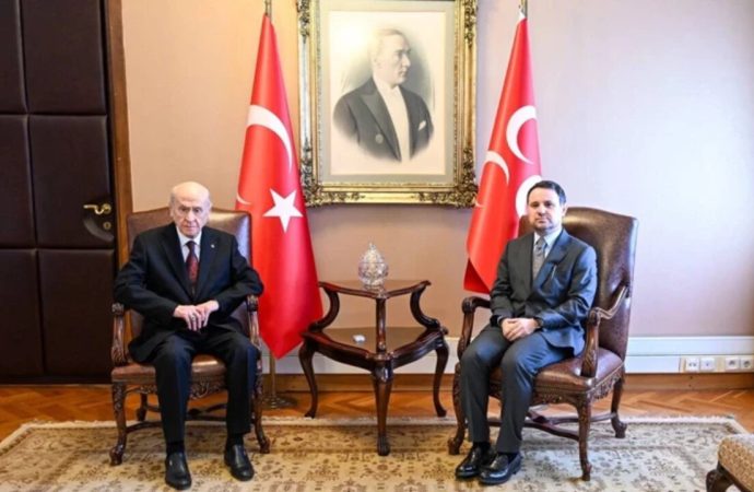 Akın Gürlek’ten MHP Lideri Devlet Bahçeli’yi ziyaret etti