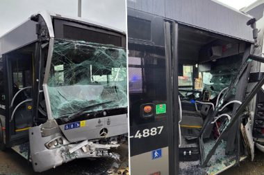 İki metrobüs çarpıştı: Beş yaralı