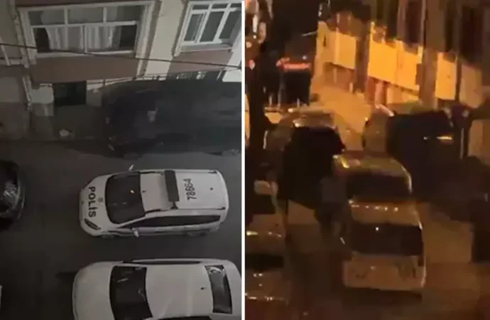 Eşine silahla saldırdı, polisleri görünce kendini vurdu