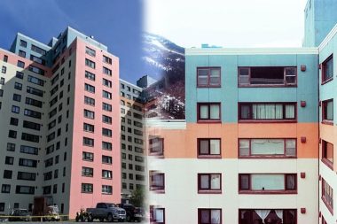Bu kasabada tüm nüfus aynı apartmanda yaşıyor