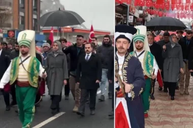 Koruma polisi şemsiye taşımak için mi vardır?