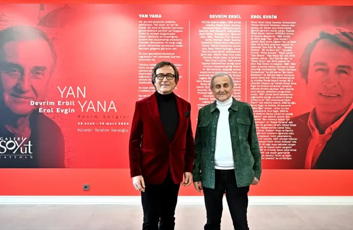 Erol Evgin ve hocası Devrim Erbil birlikte sergi açtı: ‘Yan Yana’