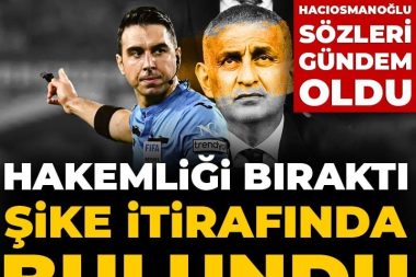 Düdüğü bıraktı, şikeyi itiraf etti: Bir kere teklif geldi