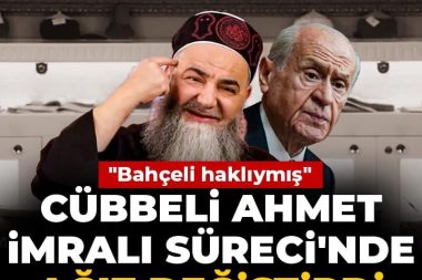 Cübbeli Ahmet, İmralı Süreci’nde Bahçeli’ye döndü: ‘Haklıymış’