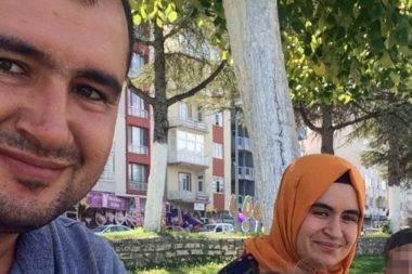 İnanılmaz ölüm: Eşine yardıma giden kadın fırlayan tekerleğin çarpmasıyla uçuruma düştü