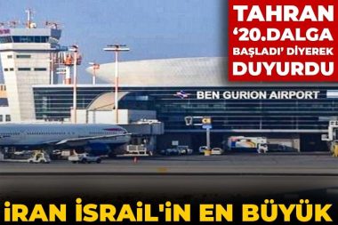 İran, İsrail’in en büyük havalimanını vurdu