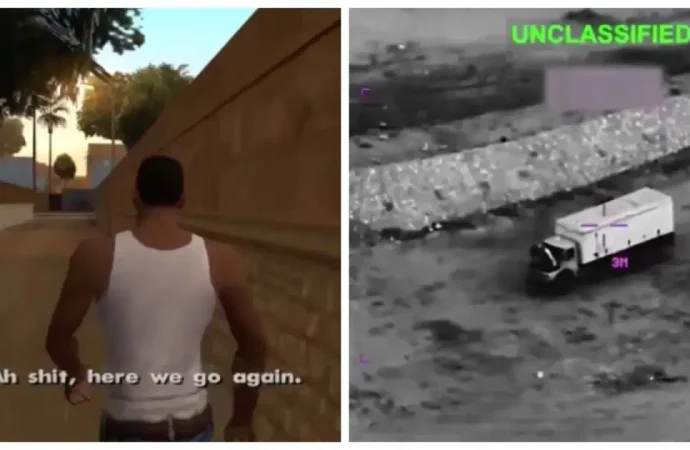 Beyaz Saray, İran saldırılarını video oyunu GTA montajı ile paylaştı!