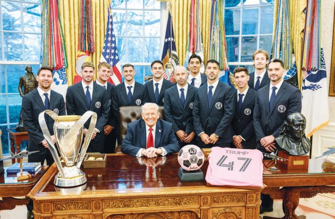 Ne yaptın Messi: Trump’ı alkışladı, tepki yağdı