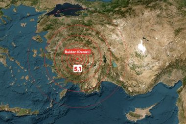 Denizli’de 5,1 büyüklüğünde deprem