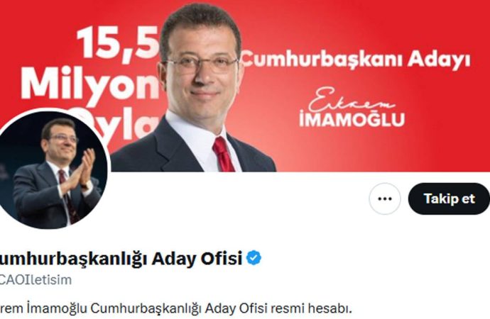 İmamoğlu’nun paylaşım yaptığı hesap hakkında soruşturma