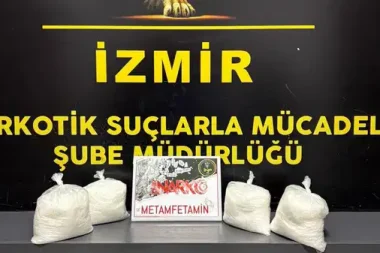 Kargo firmasına operasyon: Dokuz kg metamfetamin ele geçti