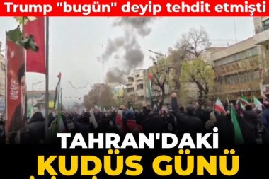 Tahran’da miting alanında patlama