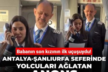 ‘Kaptanınız konuşuyor, kumandayı artık kızıma devrediyorum’