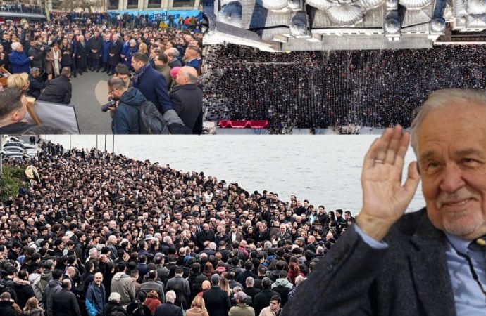 İlber Hocayı onbinler uğurladı