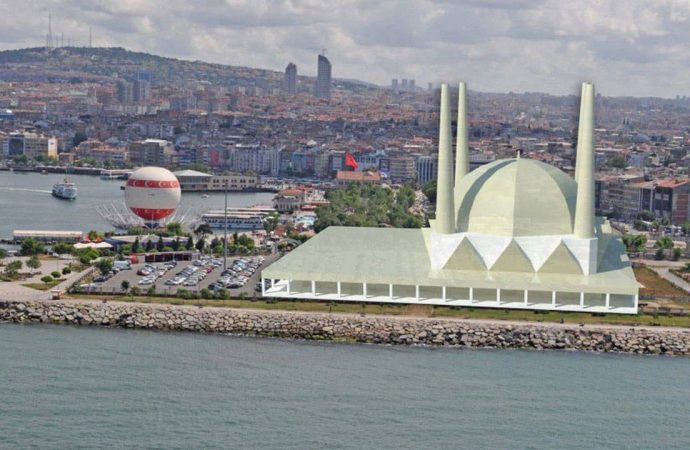 Kadıköy’de cami projesi için İSPARK kapatıldı