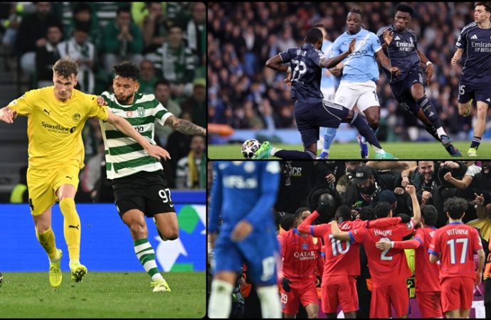 Real Madrid, Sporting, Arsenal ve PSG, çeyrek finale adını yazdırdı