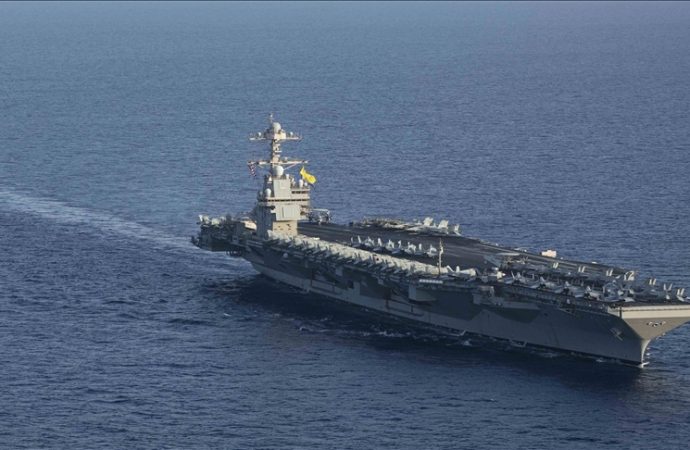 USS Gerald R. Ford uçak gemisi Girit Adası yolunda