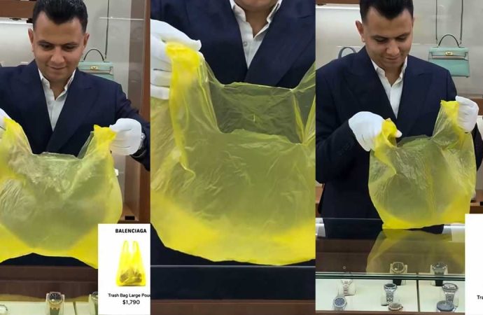 Markalar çıldırdı: 1.790 dolara ‘sarı çöp poşeti’
