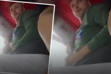 Yan koltuktaki tacizciyi gizlice kaydetti