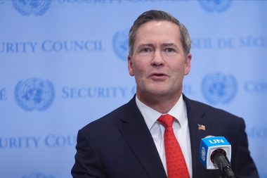 ABD’nin BM Daimi Temsilcisi: Batı Şeria’nın ilhakına karşıyız