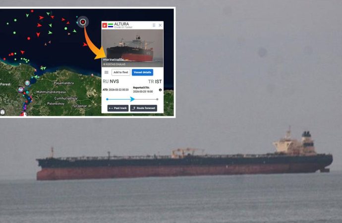 Türk petrol tankeri Boğaz açıklarında dronla vuruldu