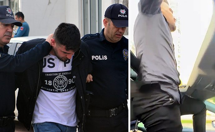 Direksiyonu ayaklarıyla kullanarak trafiğe çıktı: Ehliyetine el kondu, akıl hastanesine sevk edildi