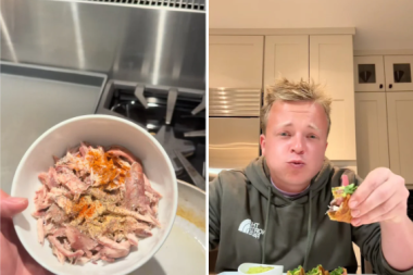 ‘Ağaç tavuğu’ dedi, çıtır çıtır iguana yedi: Yere kendiliğinden düşüyor