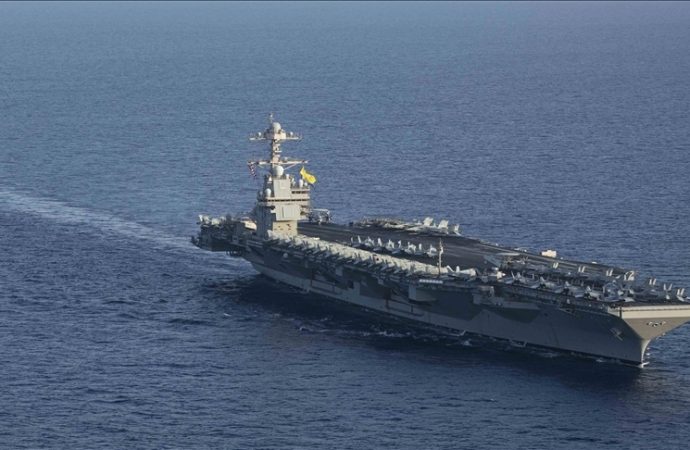 USS Gerald R. Ford uçak gemisi Girit’ten ayrıldı: Tamire gidiyor