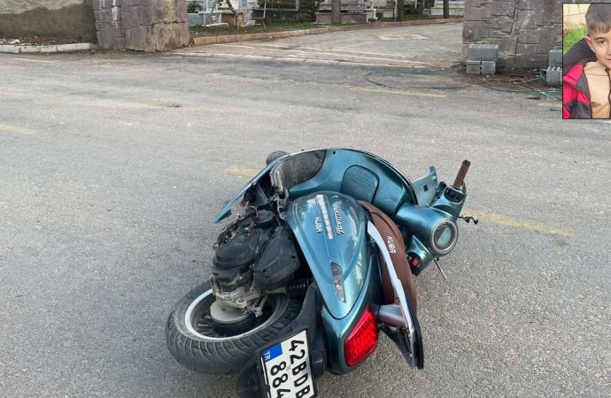 Motosiklet duvara çarptı, sürücü hayatını kaybetti. Sadece 11 yaşındaydı