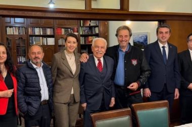 Doğu Perinçek, Musk’ın babasını ağırladı