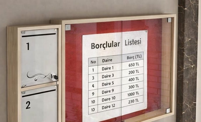 Apartman ve sitede kapıya borç bilgisi asmak yasak: Çünkü kişisel veri