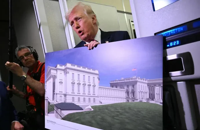 Trump devlet sırrını ifşa etti: Beyaz Saray balo salonunun altına ‘dev askeri kompleks’ kurulacak