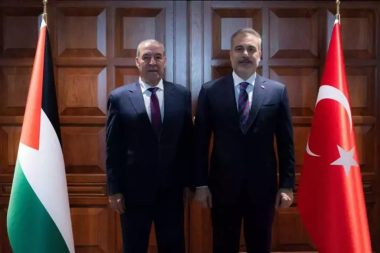 Bakan Fidan, Filistin Devlet Başkan Yardımcısıyla görüştü