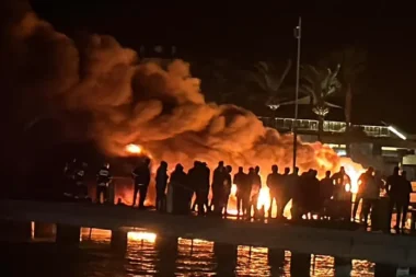 Yalıkavak Marina’da yangın